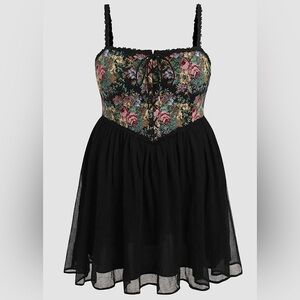 Secret Garden Corset Mini Dress